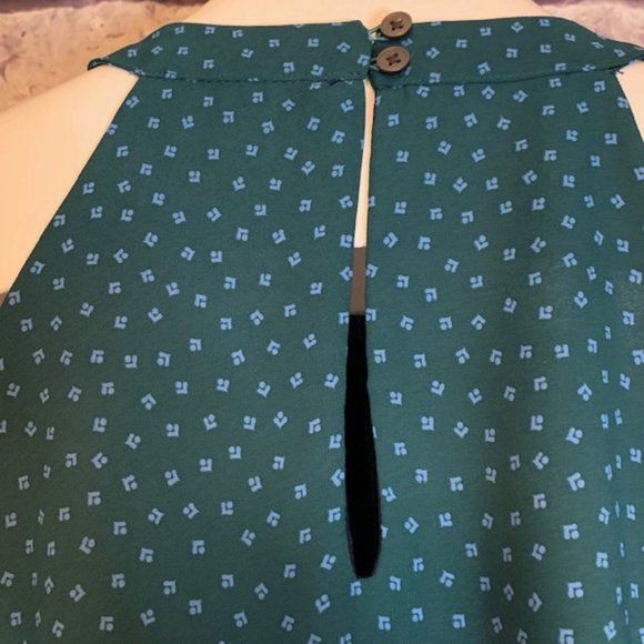 LOFT Fully Lined Sleeveless Blouse Size XS - Picture 6 of 8